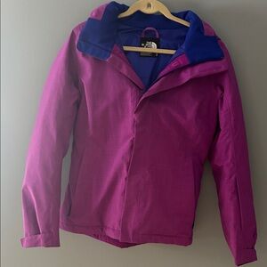 The North Face Blue and Yellow Jacket